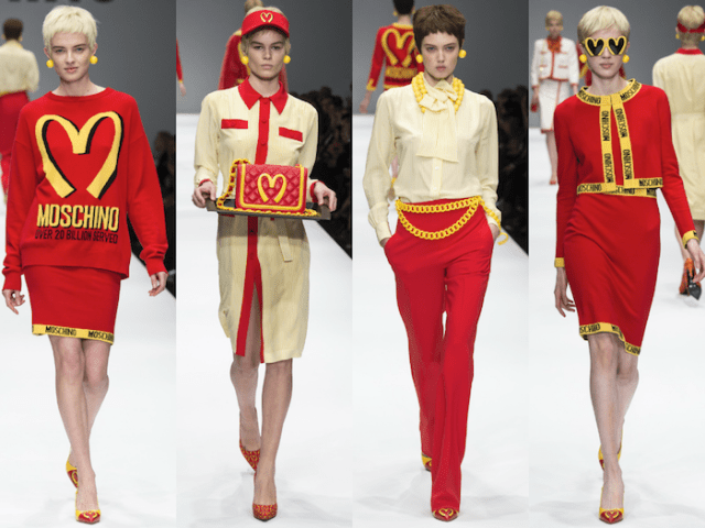 Jeremy Scott's 2014 Fall/Winter fast Collection for Moschino