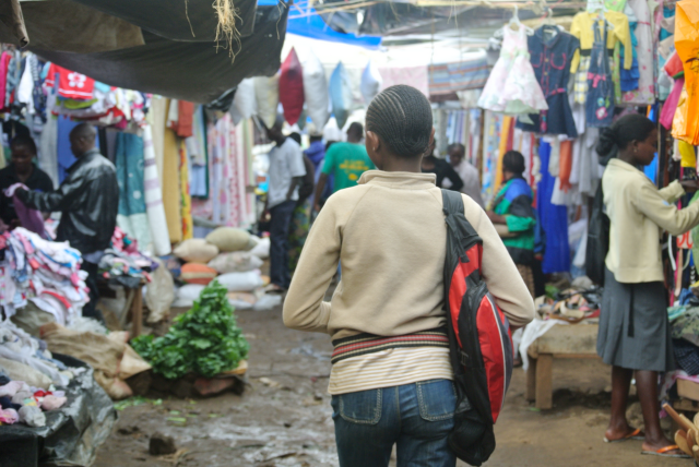 Toi Market. Nairobi’s largest second retail hub. (Photo Credit: Katrina Shakarian)