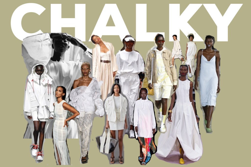 Spring 2019 Ready-to-Wear Color: Chalky: